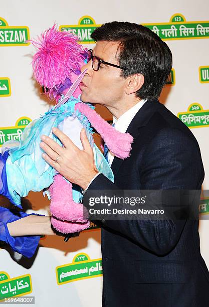 Journalist George Stephanopoulos attends the 11th annual Sesame Street Workshop Benefit Gala at Cipriani 42nd Street on May 29, 2013 in New York City.