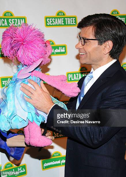 Journalist George Stephanopoulos attends the 11th annual Sesame Street Workshop Benefit Gala at Cipriani 42nd Street on May 29, 2013 in New York City.