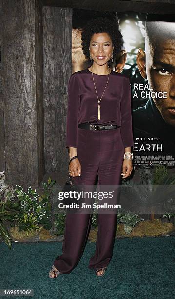 Sophie Okonedo attends the "After Earth" premiere at the Ziegfeld Theater on May 29, 2013 in New York City.