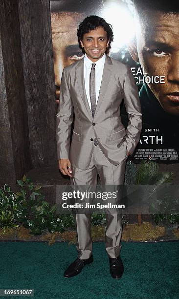 Director M. Night Shyamalan attends the "After Earth" premiere at the Ziegfeld Theater on May 29, 2013 in New York City.