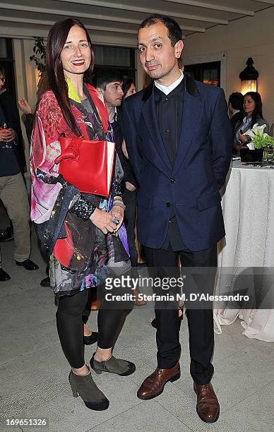 Darius Sanai and Candida Gertler attend the Venice Biennale 2013 Celebration with Baku Magazine, hosted by Leyla Aliyeva, Simon De Pury & Darius...