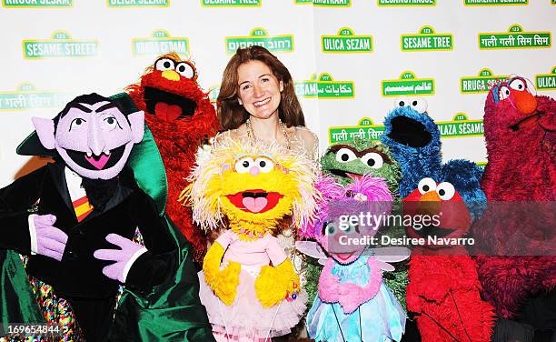 President of the Jim Henson Foundation, Cheryl Henson attends the 11th annual Sesame Street Workshop Benefit Gala at Cipriani 42nd Street on May 29,...