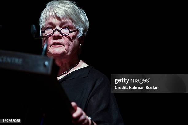 The President of Women Deliver Jill Sheffield delivers her closing remarks during the final day of The Women Deliver Conference on May 30, 2013 in...