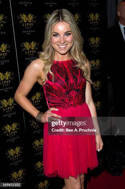 Sian Welby attends the Lipsy VIP Fashion Awards 2013 at Dstrkt on May 29, 2013 in London, England.