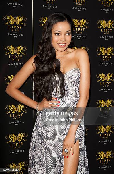 Dionne Bromfield attends the Lipsy VIP Fashion Awards 2013 at Dstrkt on May 29, 2013 in London, England.