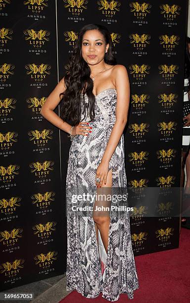 Dionne Bromfield attends the Lipsy VIP Fashion Awards 2013 at Dstrkt on May 29, 2013 in London, England.