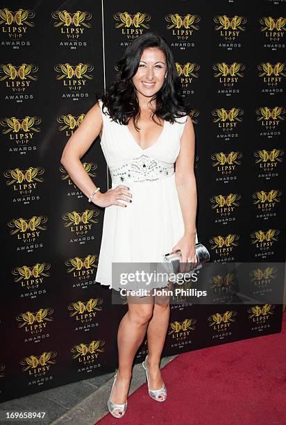 Hayley Tamaddon attends the Lipsy VIP Fashion Awards 2013 at Dstrkt on May 29, 2013 in London, England.