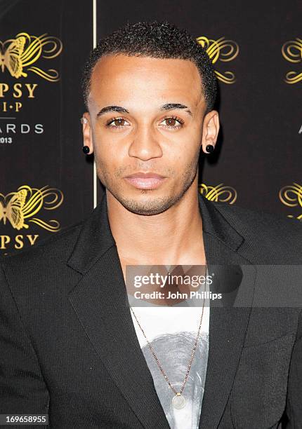 Aston Merrygold attends the Lipsy VIP Fashion Awards 2013 at Dstrkt on May 29, 2013 in London, England.