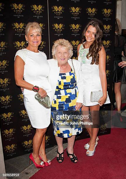 Carol Wright and Nanny Pat attends the Lipsy VIP Fashion Awards 2013 at Dstrkt on May 29, 2013 in London, England.