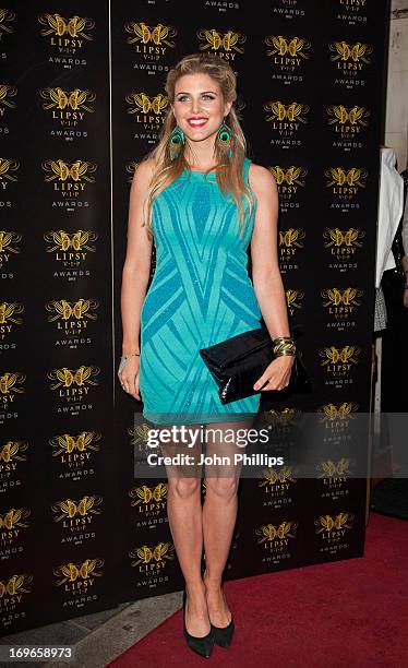 Ashley James attends the Lipsy VIP Fashion Awards 2013 at Dstrkt on May 29, 2013 in London, England.