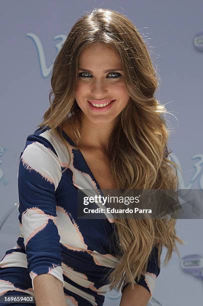 Actress Vanesa Romero attends 'Yo soy de Venus' by Gillette photocall at San Marcos Foundation on May 30, 2013 in Madrid, Spain.