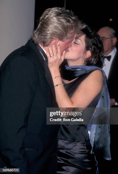 Actor Gary Busey and girlfriend Tiani Warden attend the 24th Annual American Film Institute Lifetime Achievement Award Salute to Clint Eastwood on...