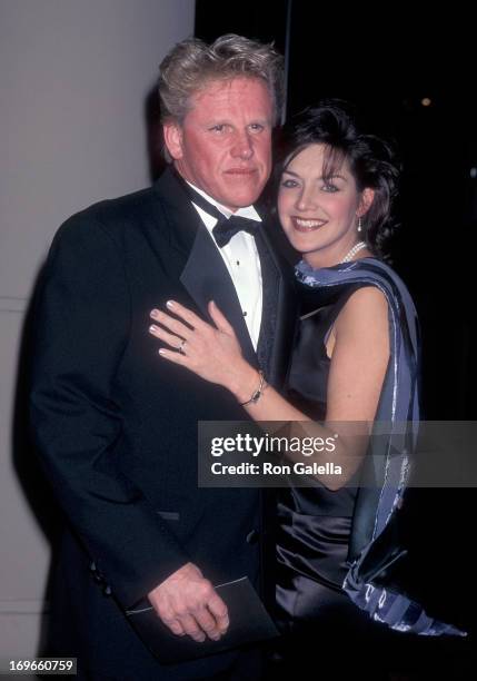 Actor Gary Busey and girlfriend Tiani Warden attend the 24th Annual American Film Institute Lifetime Achievement Award Salute to Clint Eastwood on...