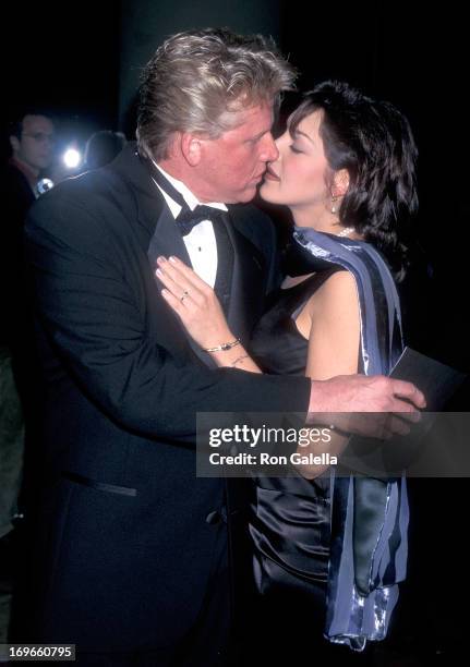 Actor Gary Busey and girlfriend Tiani Warden attend the 24th Annual American Film Institute Lifetime Achievement Award Salute to Clint Eastwood on...