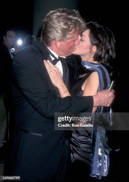 Actor Gary Busey and girlfriend Tiani Warden attend the 24th Annual American Film Institute Lifetime Achievement Award Salute to Clint Eastwood on...