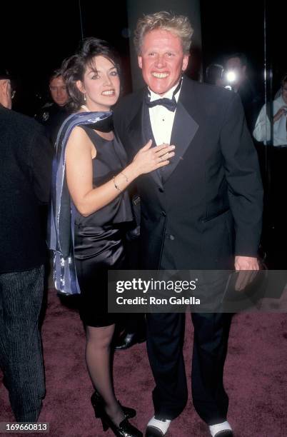 Actor Gary Busey and girlfriend Tiani Warden attend the 24th Annual American Film Institute Lifetime Achievement Award Salute to Clint Eastwood on...