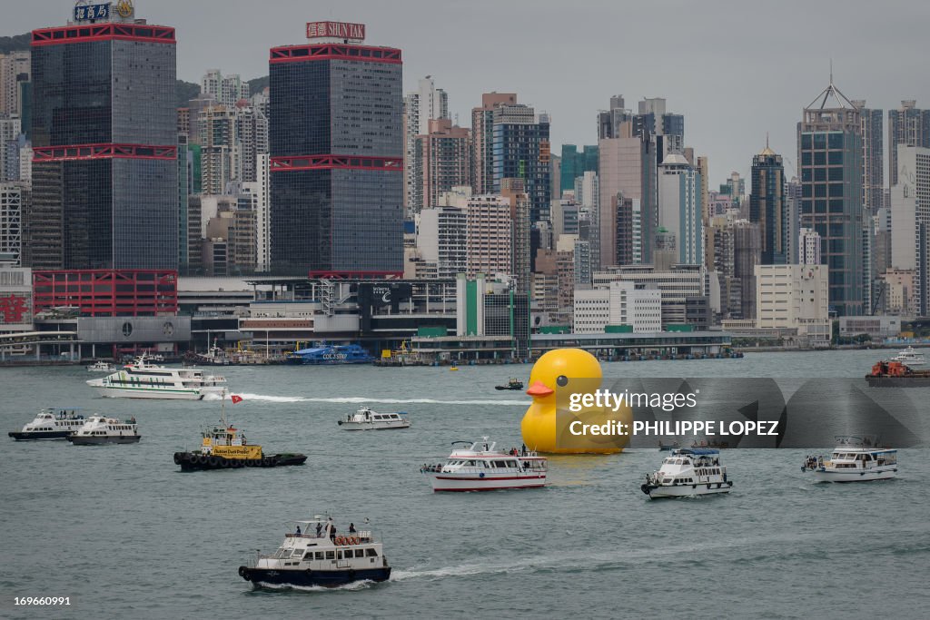 TOPSHOTS-HONG KONG-ART-DUCK