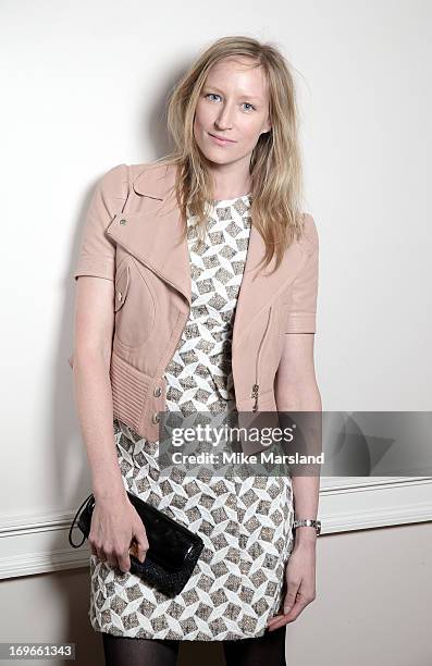 Jade Parfitt poses for Stella/Esquire Portrait Studio at Somerset House on May 29, 2013 in London, England.