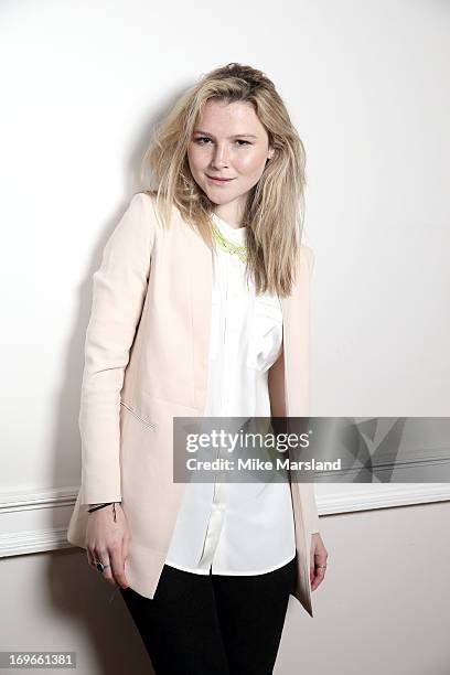 Amber Atherton poses for Stella/Esquire Portrait Studio at Somerset House on May 29, 2013 in London, England.