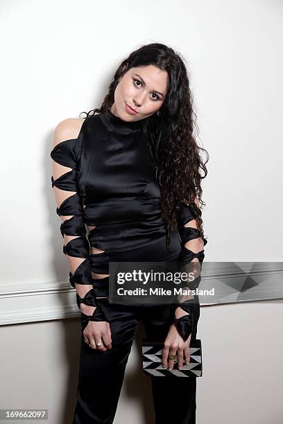 Eliza Doolittle poses for Stella/Esquire Portrait Studio at Somerset House on May 29, 2013 in London, England.