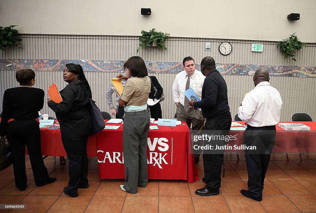 Job Seekers Attend Career Fair In San Francisco