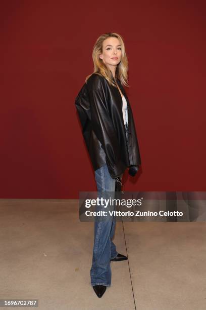 Jodie Comer is seen at Gucci Ancora during Milan Fashion week on September 22, 2023 in Milan, Italy.