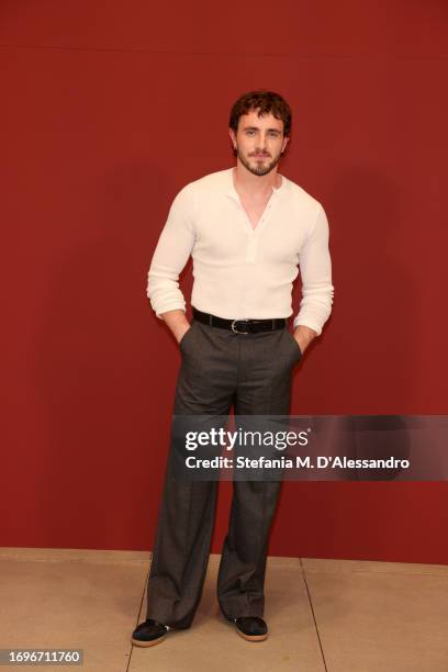 Paul Mescal is seen at Gucci Ancora during Milan Fashion week on September 22, 2023 in Milan, Italy.