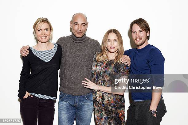 Kate Bosworth, Radha Mitchell, Jean Marc Barr, and John Robinson are photographed for Entertainment Weekly Magazine on January 22, 2013 in Park City,...