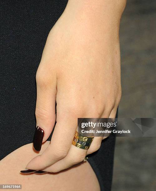 Kylie Jenner attends the "After Earth" premiere at Ziegfeld Theater on May 29, 2013 in New York City.