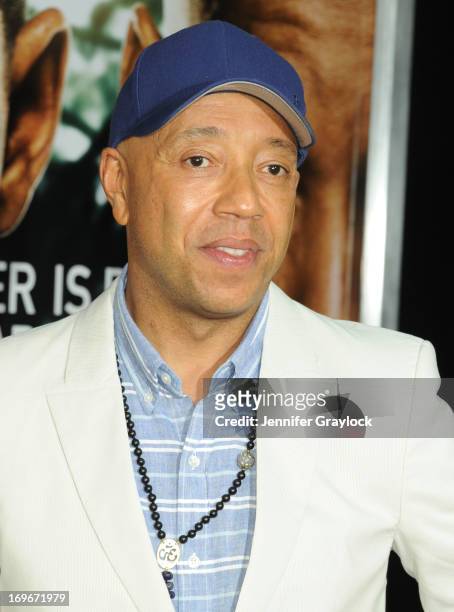 Russell Simmons attends the "After Earth" premiere at Ziegfeld Theater on May 29, 2013 in New York City.