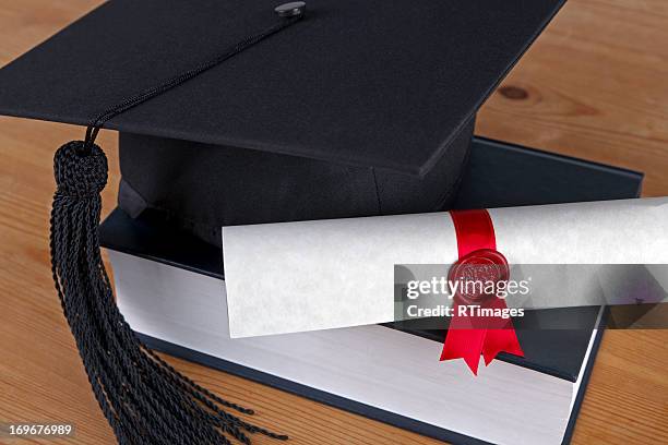 Graduation Still Graduation Cap Diploma Still Life Photos and Premium High Res Pictures ...