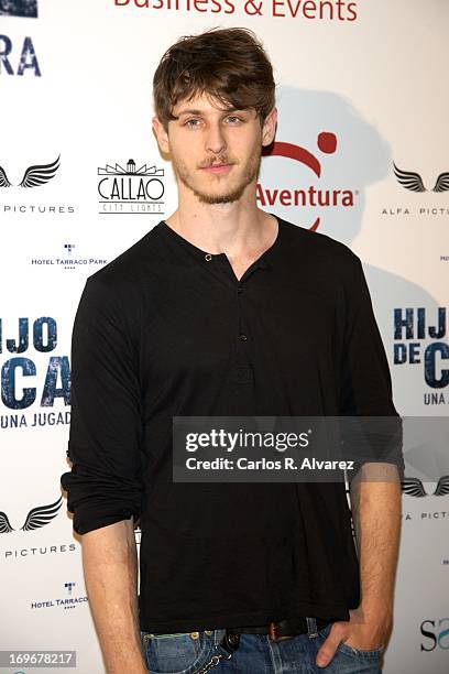 Nicolas Coronado attends the "Hijo de Cain" premiere at the Callao cinema on May 30, 2013 in Madrid, Spain.