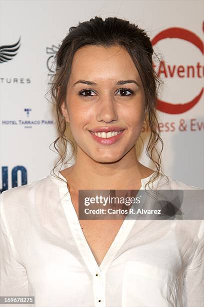 Spanish actress Ariadna Gaya attends the "Hijo de Cain" premiere at the Callao cinema on May 30, 2013 in Madrid, Spain.