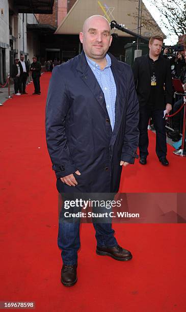 Shane Meadows attends the Made of Stone Premiere presented by Virgin Media & Picturehouse Entertainment at Victoria Warehouse on May 30, 2013 in...