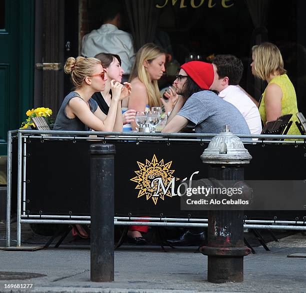 Sienna Miller and Tom Sturridge are seen in the West Village on May 30, 2013 in New York City.