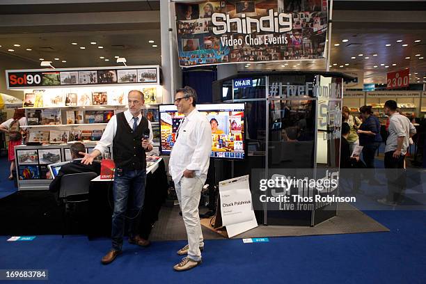 Steve Gottlieb, founder & CEO, Shindig attends Shindig Hosts Live Video Chats with over Fifty Authors at BookExpo America 2013 at Jacob Javitz Center...