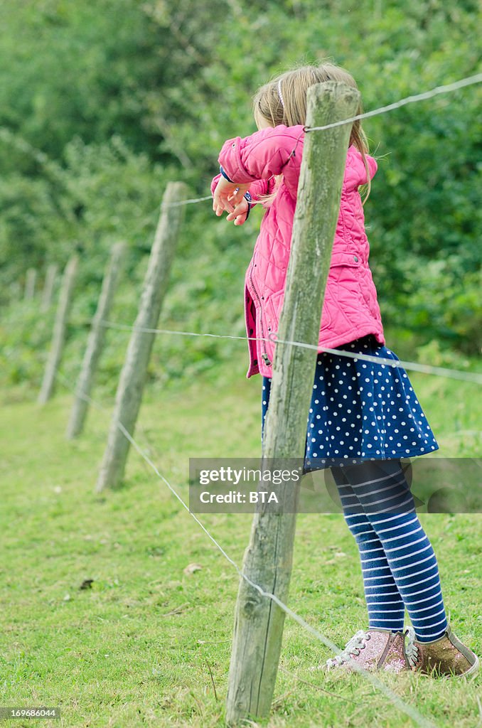 A young girl