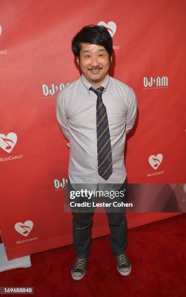 Actor/comedian Bobby Lee attends the 2013 MusiCares MAP Fund Benefit Concert honoring Chester Bennington and Tony Alva at Club Nokia on May 30, 2013...