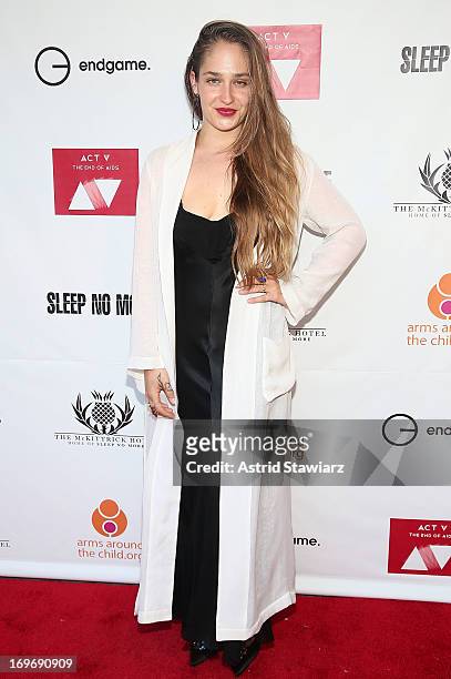 Jemima Kirke attends EndGame/Sleep No More: The Global Campaign To Defeat AIDS, TB And Malaria Charity Event at The McKittrick Hotel on May 30, 2013...