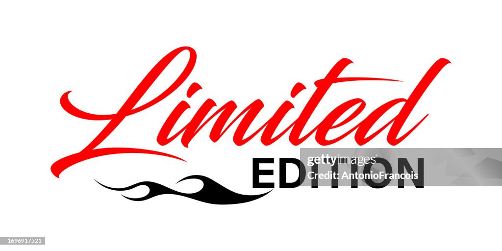 Ltd Label Limited Edition Label For Product Packaging Design Element Limited ...
