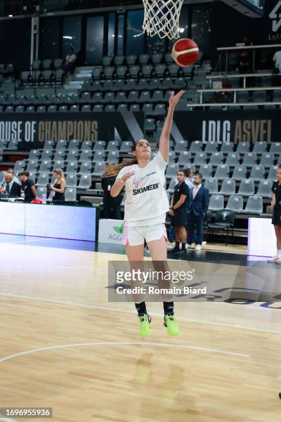 Maelys FAURAT of Lyon during the Women's Supercup match between ASVEL Lyon-Villeurbanne and Fenerbahce on September 28, 2023 in Lyon, France.