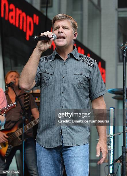 Richie McDonald, lead singer for Lonestar performs during "FOX & Friends" All American Concert Series outside of FOX Studios on May 31, 2013 in New...