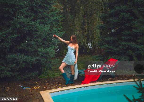 young woman - willow tree stock pictures, royalty-free photos & images