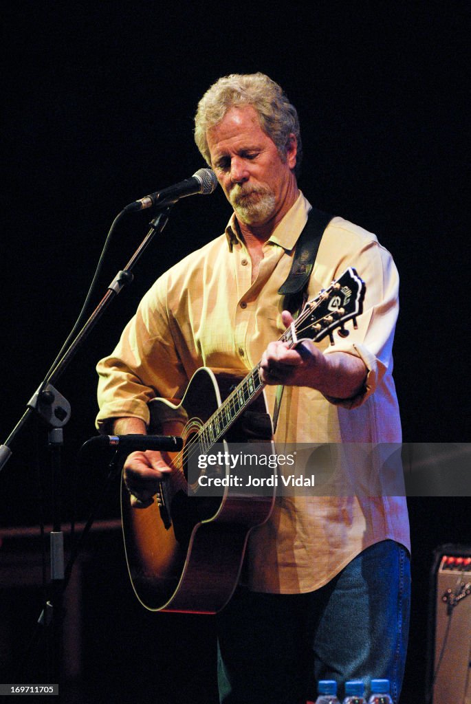 Chris Hillman performs on stage at Privat on May 5, 2006 in Mataro ...