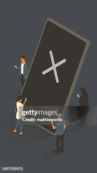 X on phone X on phone