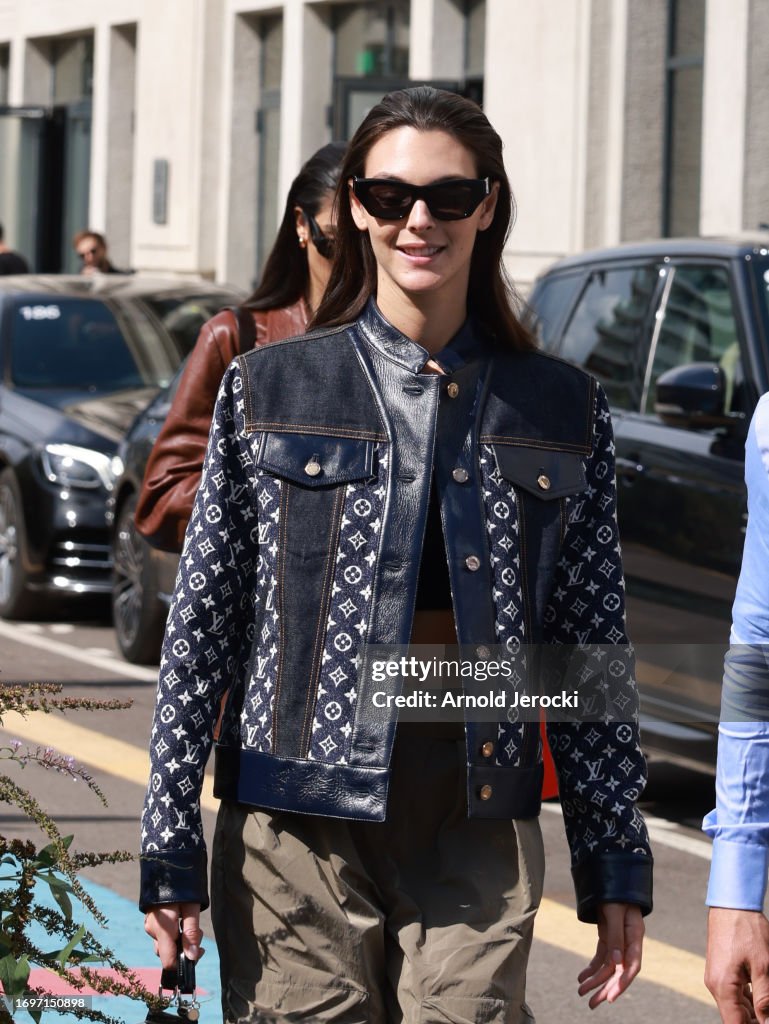 Celebrity Sightings - Day 5 - Milan Fashion Week - Womenswear Spring/Summer 2024