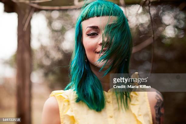 10,198 Green Hair Photos and Premium High Res Pictures - Getty Images