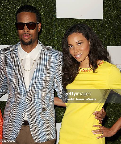 Actress Jurnee Smollett and husband Josiah Bell attend Step Up Women's Network 10th annual Inspiration Awards at The Beverly Hilton Hotel on May 31,...