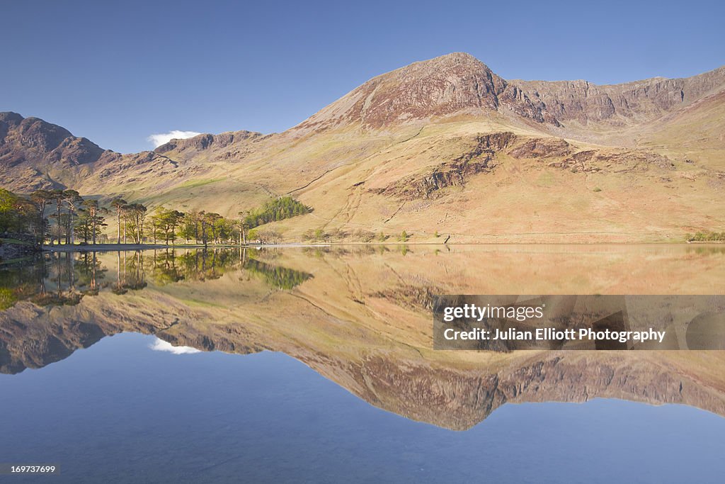 Buttermere lake on a still May morning.