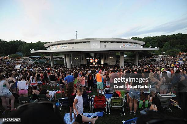 Fans attend the 103.5 KTU's KTUphoria at PNC Bank Arts Center on May 31, 2013 in Holmdel, New Jersey.